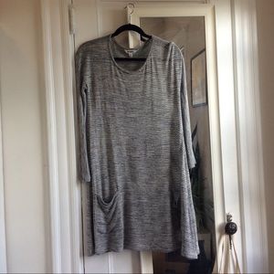 BB Dakota flowy long sleeve dress